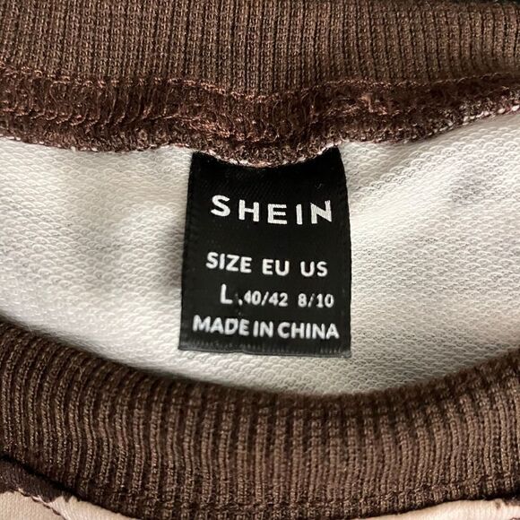 SHEIN Tiger-stripe Sweatshirt / SZ: L (40-42) EUC - Picture 5 of 5